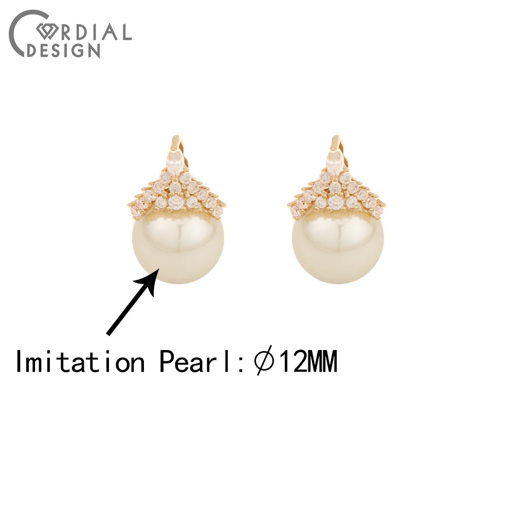 

Cordial Design 50Pcs 12*12MM Jewelry Accessories/Hand Made/Genuine Gold Plating/CZ Connectors/DIY/Jewelry Findings & Components