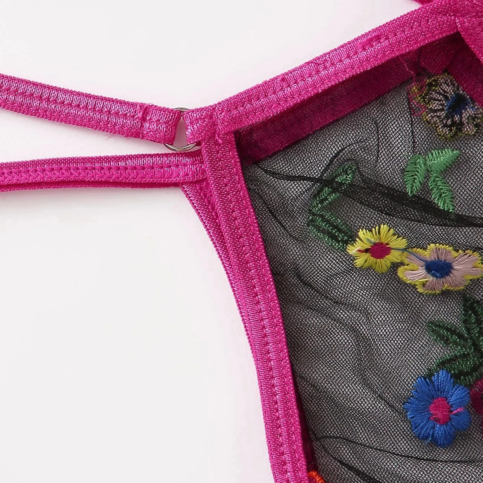 

Bra Sexy New Fashion G-String Thong Ladies Sleepwear Flower Lace Embroidery Underwear Comfortable Lingerie Lenceria Biquini #01