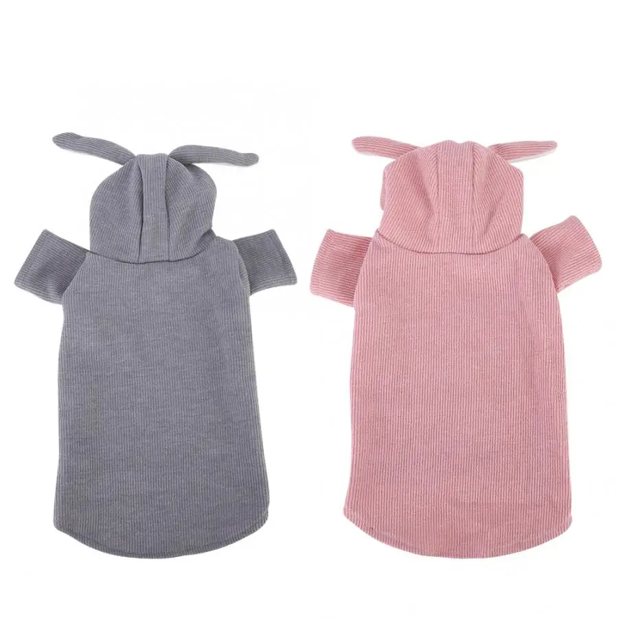 Костюмы для маленьких собак и кошек одежда в форме кроличьих ушей сохраняющая