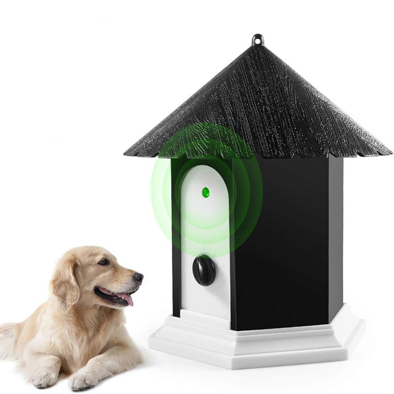 

Ultrasonic Anti Barking Device Control Waterproof Adjustable Dog Bark Deterrent Efficient Pet Stop Barking Up 15m Pet Supplies