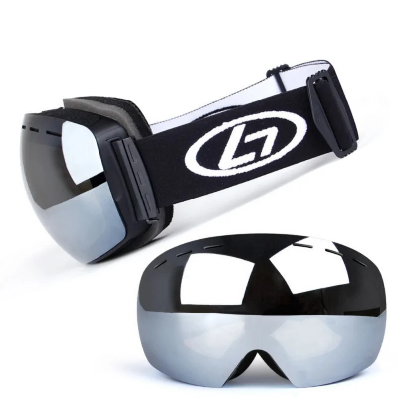 

Ski Goggles Double Layers Anti-fog Big Ski Mask Glasses Skiing Snow Men Women Snowboard Goggles Riding Super Wide Vision Tool
