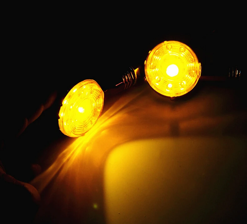 1 пара светодиодных индикаторов поворота для мотоцикла QIPO мотоциклетный стоп