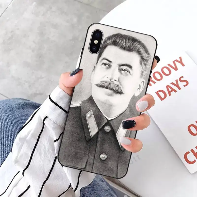 

Russian Commander Stalin Phone Case for iPhone 11 12 mini pro XS MAX 8 7 6 6S Plus X 5S SE 2020 XR