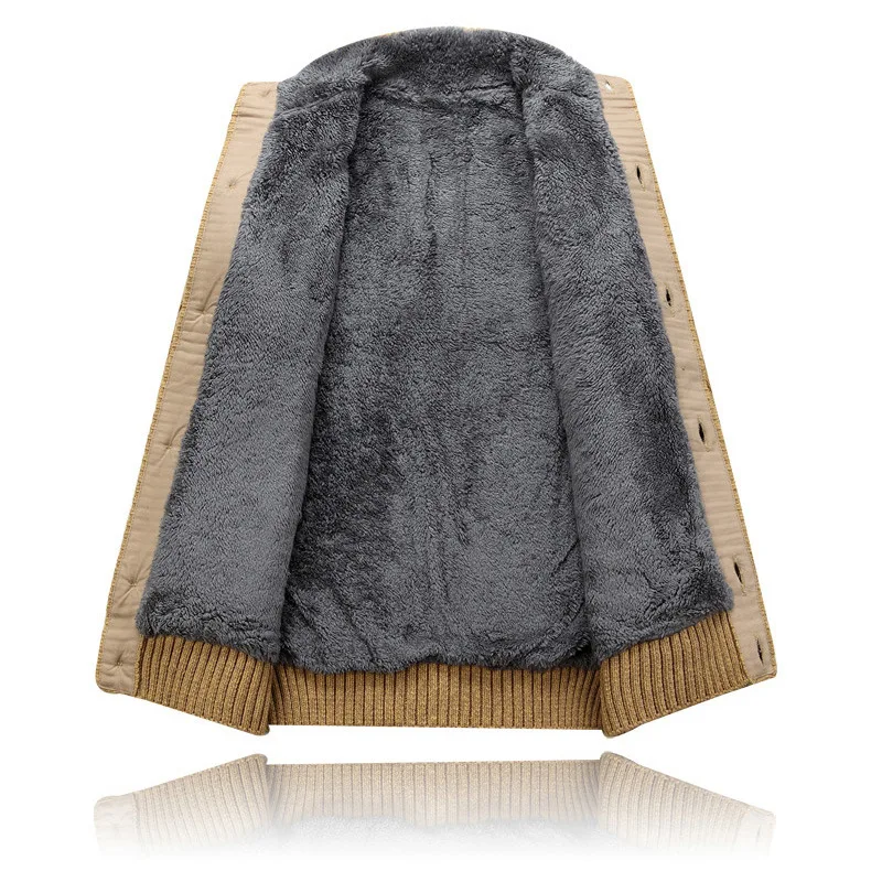 Мужская одежда свитер зимнее вязаное пальто мужской кардиган толстые флисовые