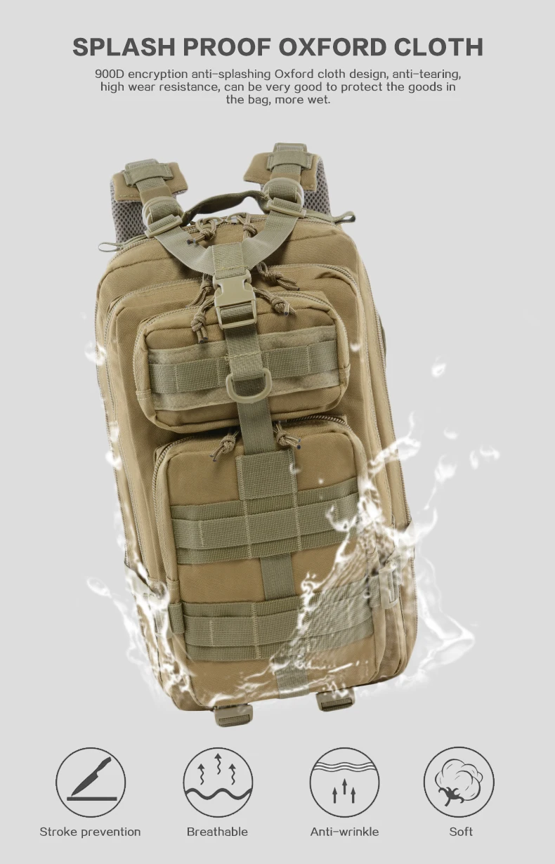 Рюкзак мужской камуфляжный водонепроницаемый |