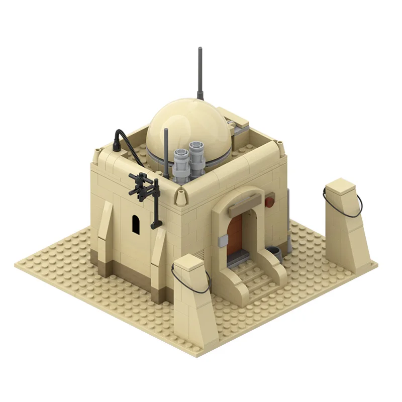 

Desert House Building Series Tatooined Single House Building City Modular House Model MOC Bricks Creative Toys For Xmas Gift