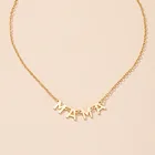 Новый подарок на день матери Подвески с надписью мама Чокеры ожерелье для женщин