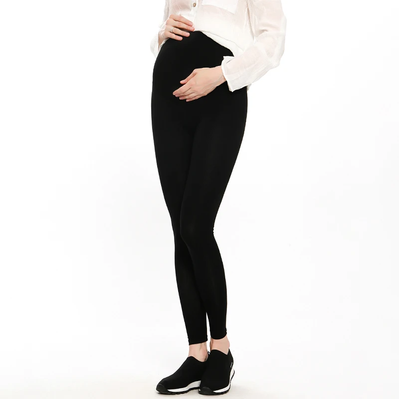 

Adjustable Big Size Leggings New Maternity Pant ankle-length Leggings Pregnant Women Thin Soft Pants High Waist Clothes