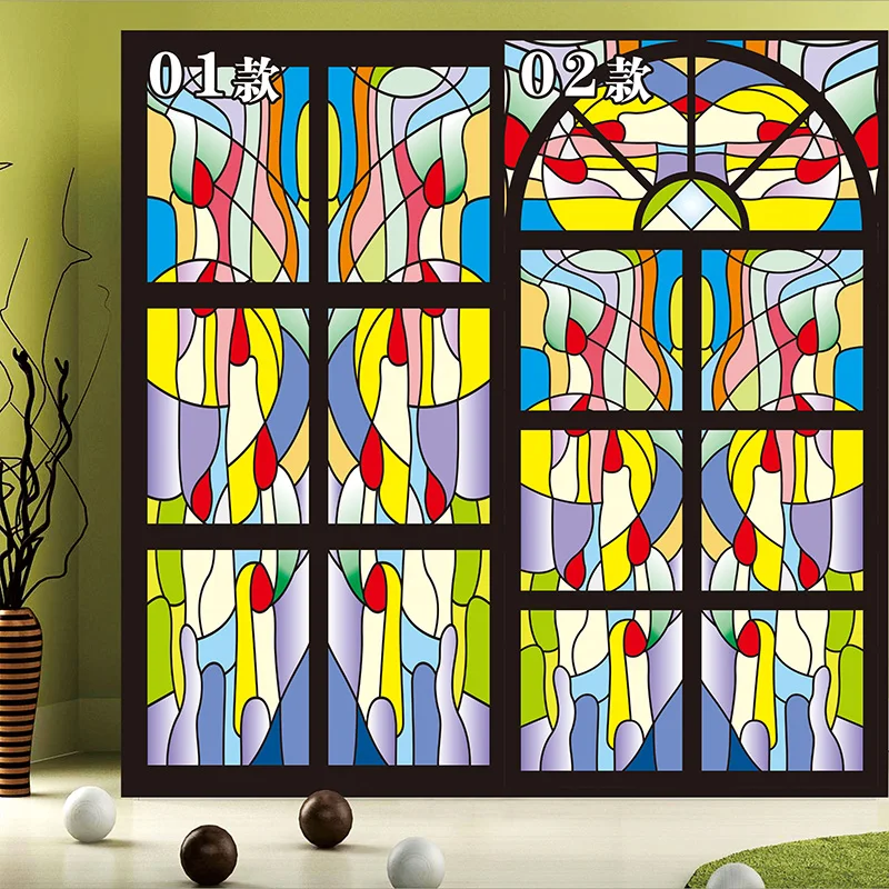 Прочная наклейка на окно заказной размер горячая Распродажа статическая защита