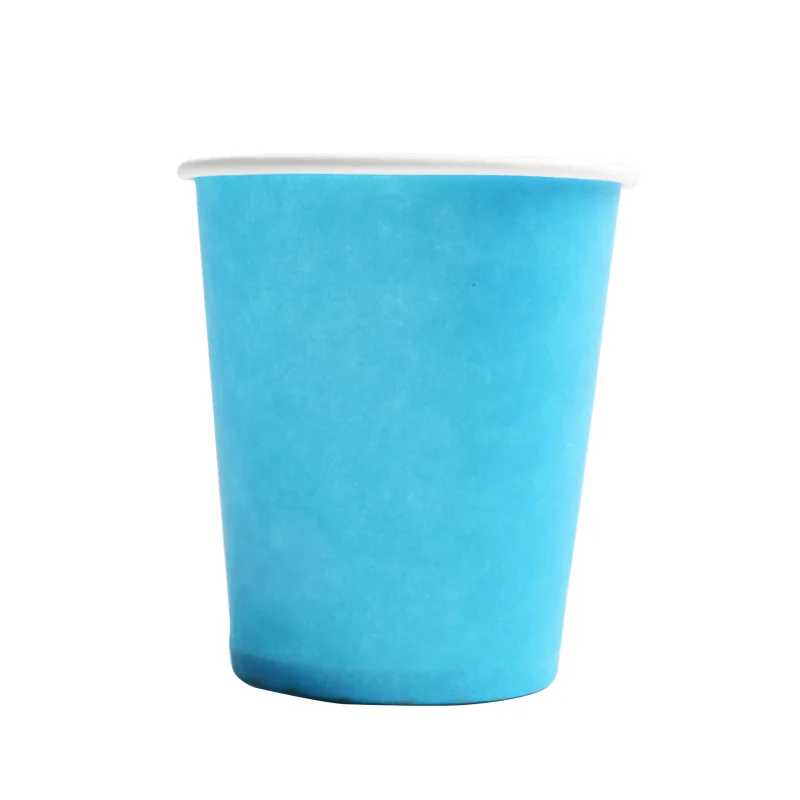 M cup 10pcs 10 шт./компл. DIY Бумага чашки Свадебная вечеринка Пикник Посуда Набор одноразовых стаканчиков украшения душа ребенка Дети День рождения Пикник Красочные - Цвет: M cup 10pcs