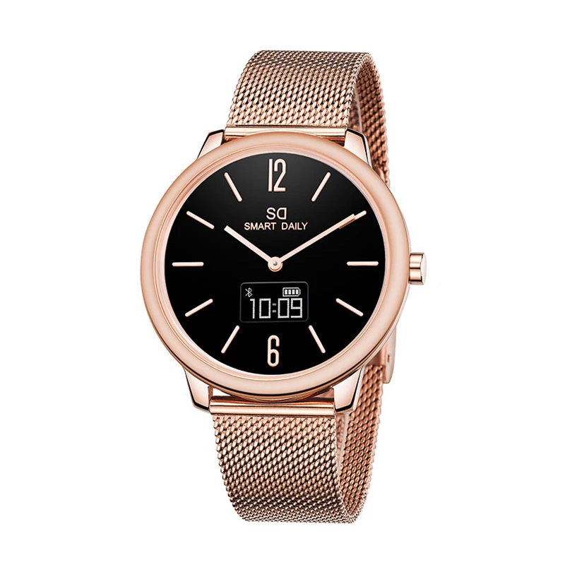 Модные женские умные наручные часы с двойным дисплеем и напоминанием о звонках