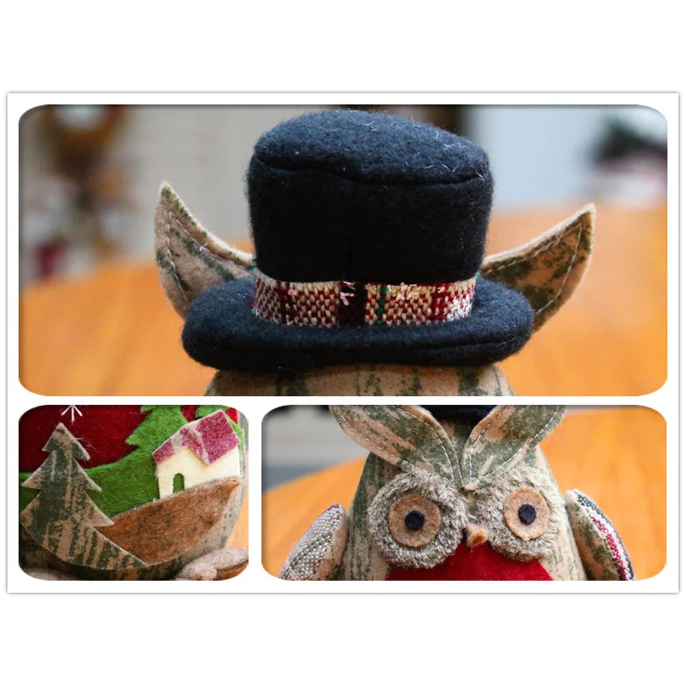 24*18 см мультфильм DIY сова игрушка рождественские игрушки дома дерево украшения