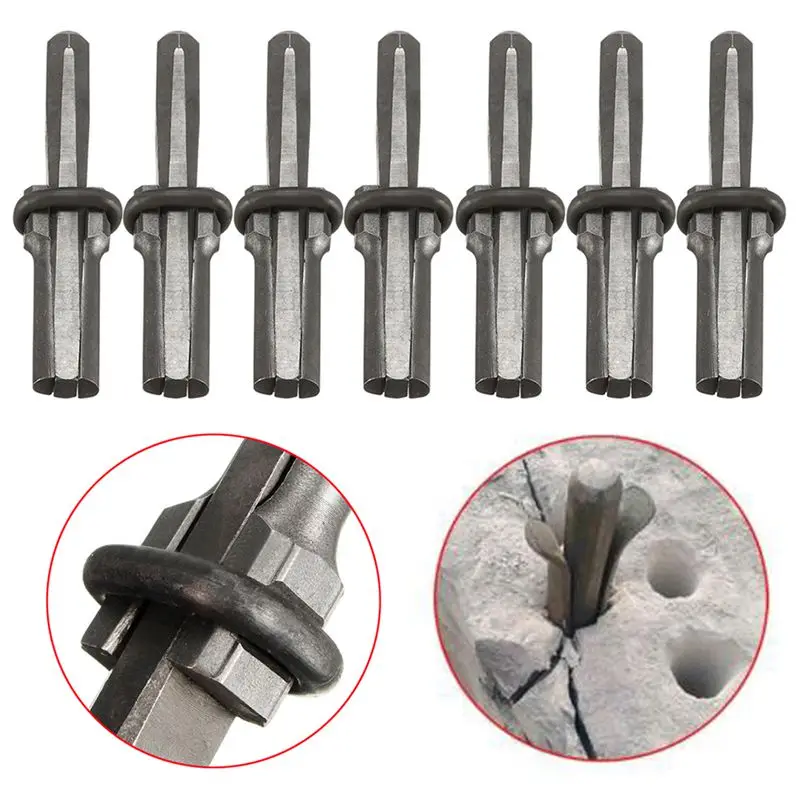 Набор каменных сплиттеров металлические заглушки 9/16 дюймов клинья и перья шимсы