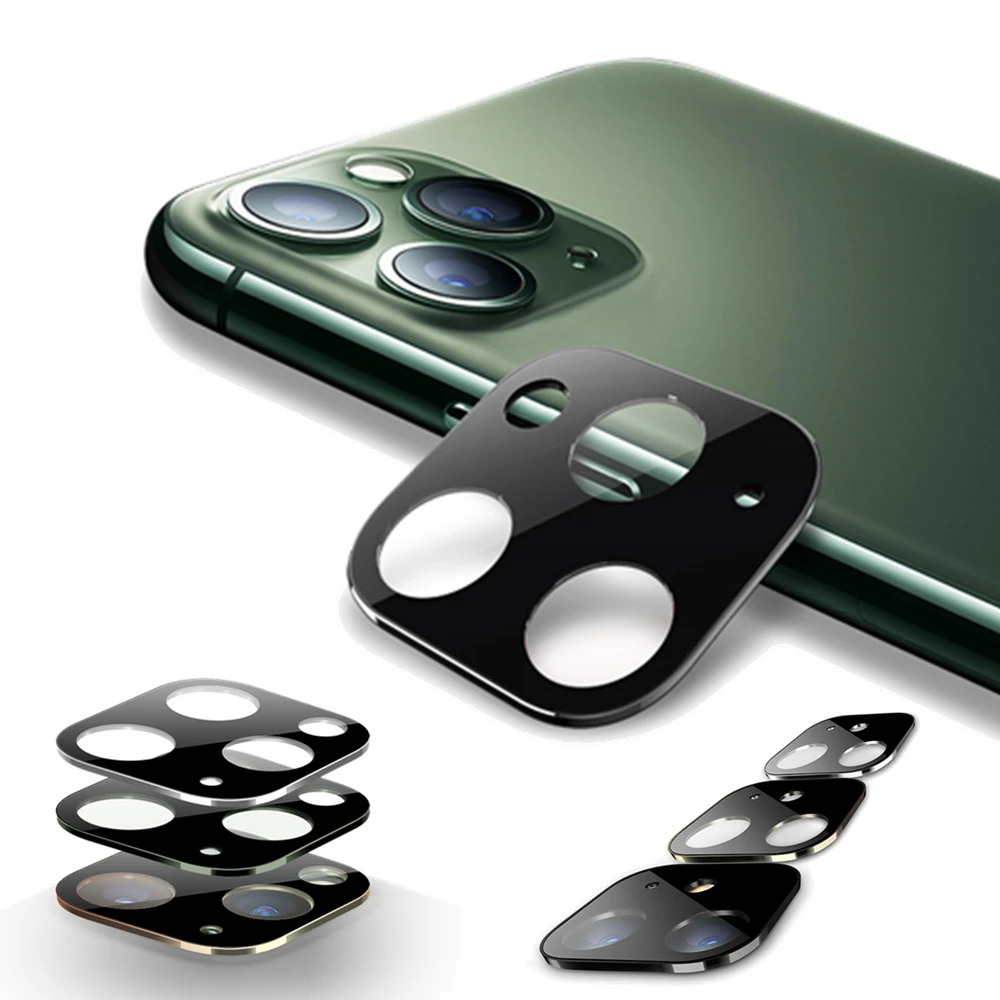 Защитное кольцо для объектива задней камеры iPhone 11 Pro закаленное стекло Max
