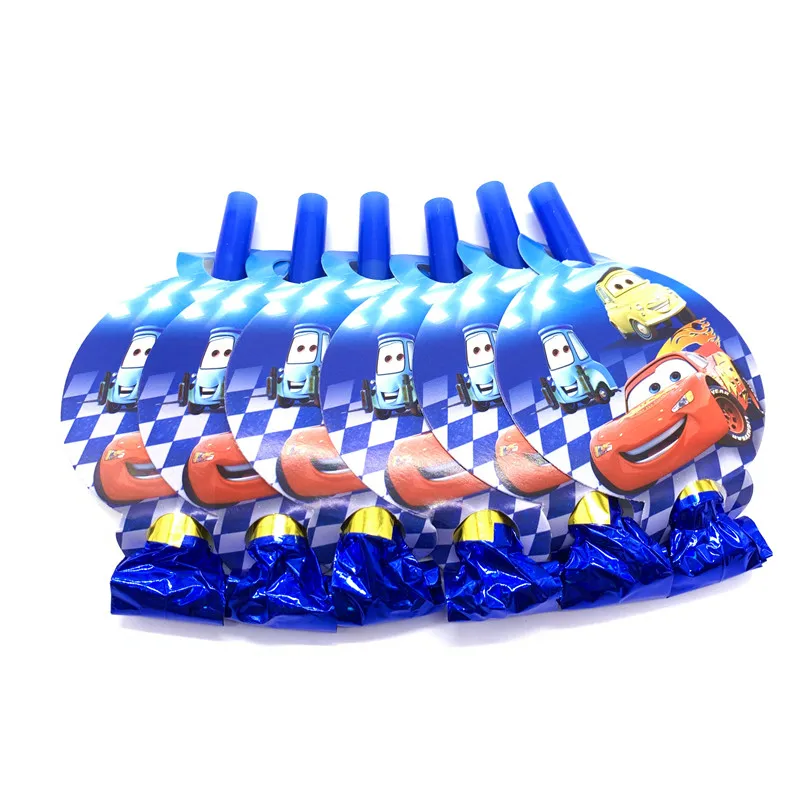 blowout-6pcs Disney автомобили вечерние поставки детские украшения для детей мальчик набор disney автомобили день рождения тема воздушные шары Торт Топперы баннер чашки тарелки - Цвет: blowout-6pcs