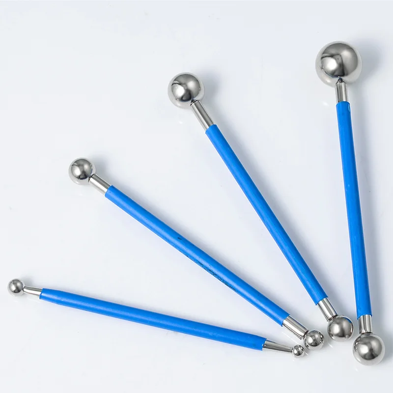 4pcs/set  Double steel pressed ball tile grout repairing stick ceramic floor grout glue gap scraping Construction tools