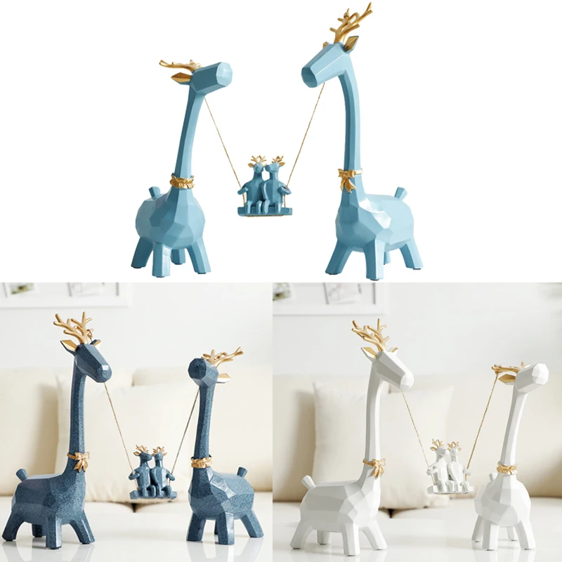 

Статуя оленя, статуэтка семьи оленей, статуэтка из смолы, скульптура для гостиной, ТВ, кабинета, входа в вино, олень, декоративные поделки
