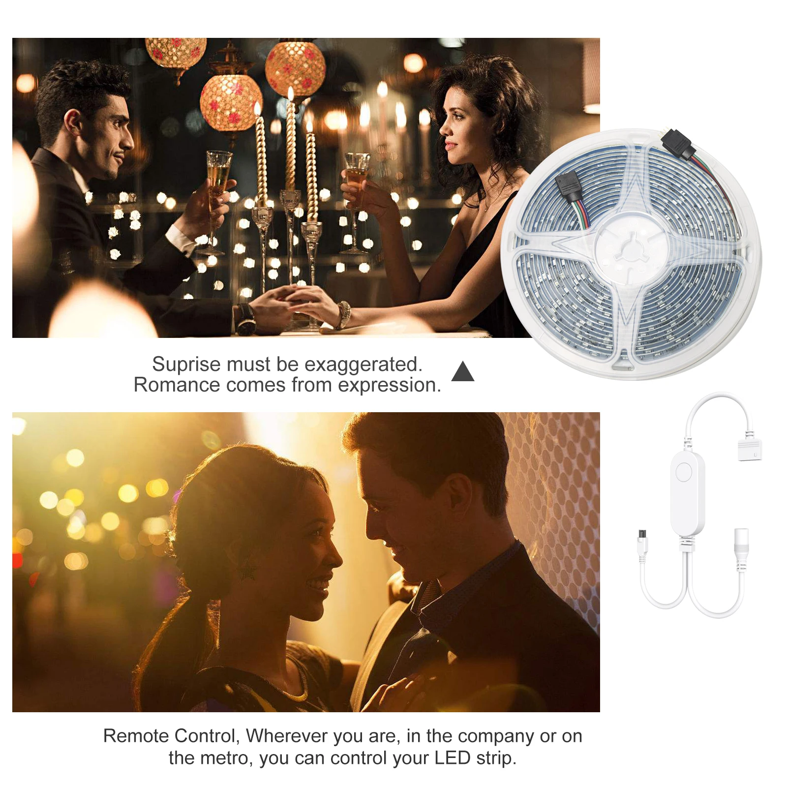 Светодиодная смарт-лента RGB с дистанционным управлением 5/футов | Электроника