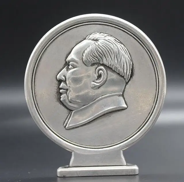 

Китайский председатель Мао, Значки из белой меди, мелкие предметы мебели