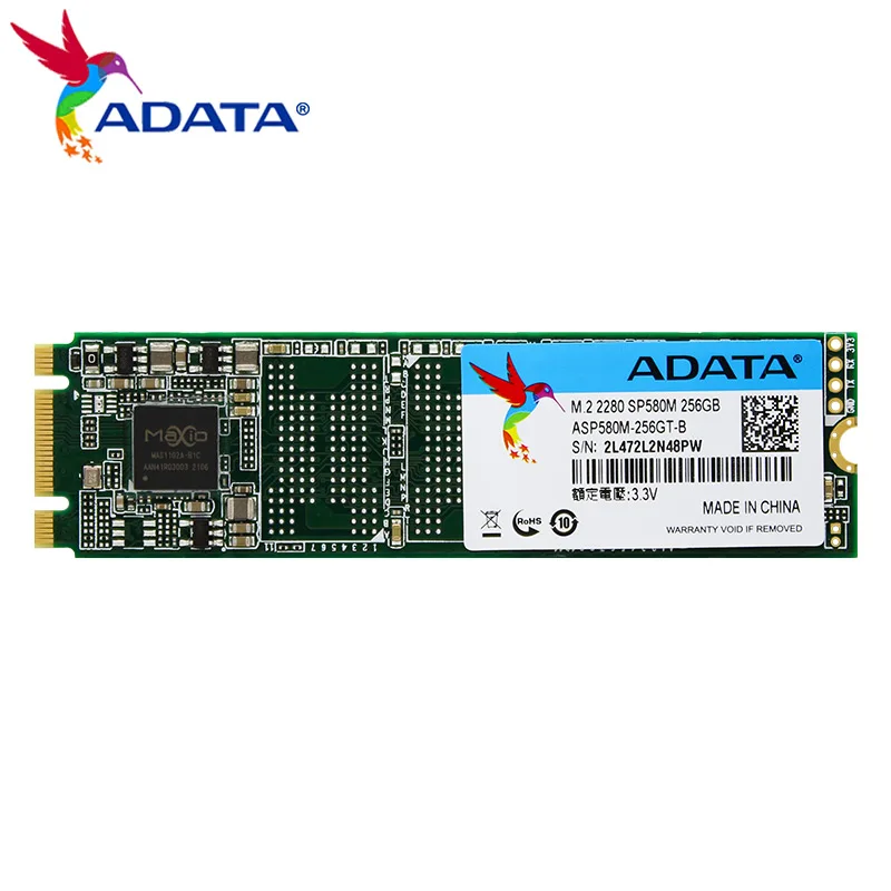 ADATA SP580M 512 ГБ M.2 2280 SSD 256 Гб Твердотельный накопитель шина Тип 3D NAND SLC для ноутбука |
