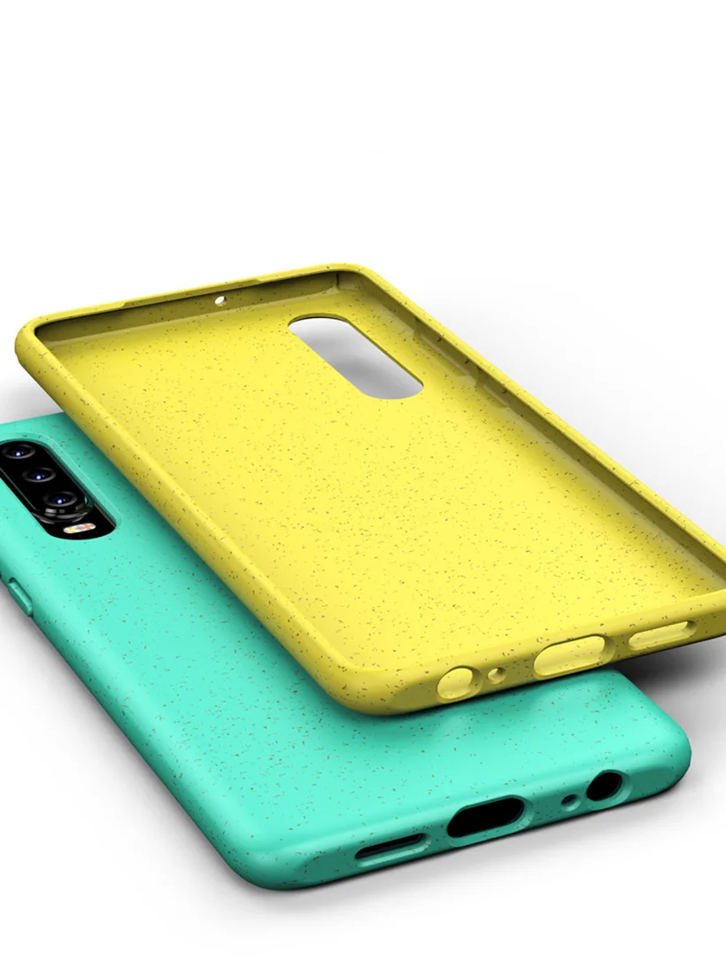 Биоразлагаемый гибридный мягкий ТПУ чехол для телефона huawei P30 LITE Pro |