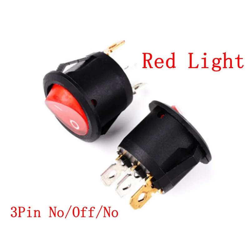 

Круглый переключатель KCD1 20 мм 2/3-контактный