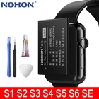 Аккумулятор NOHON для Apple Watch Series 1 2 3 4 5 SE 6 44 мм 42 мм сменная батарея для iWatch S1 S2 S3 GPS LTE S4 S5 S6 38 мм 40 мм