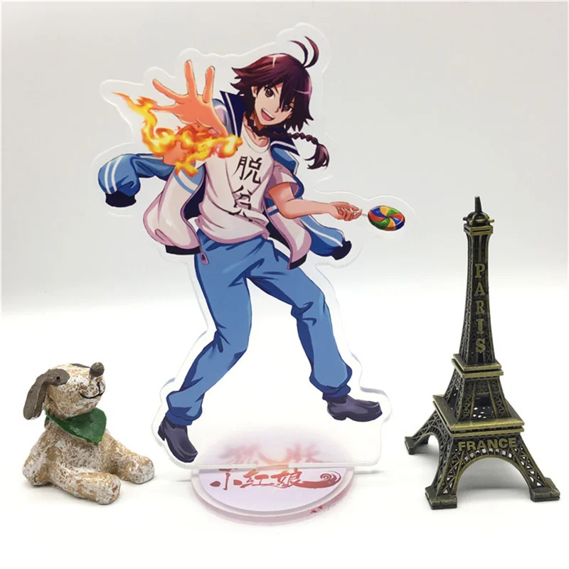

Anime Fox Spirit Matchmaker Cute Acrylic Figure Model Keychains Fashion Desk Decorated Stand Sign Keyring Gift For Woman Man