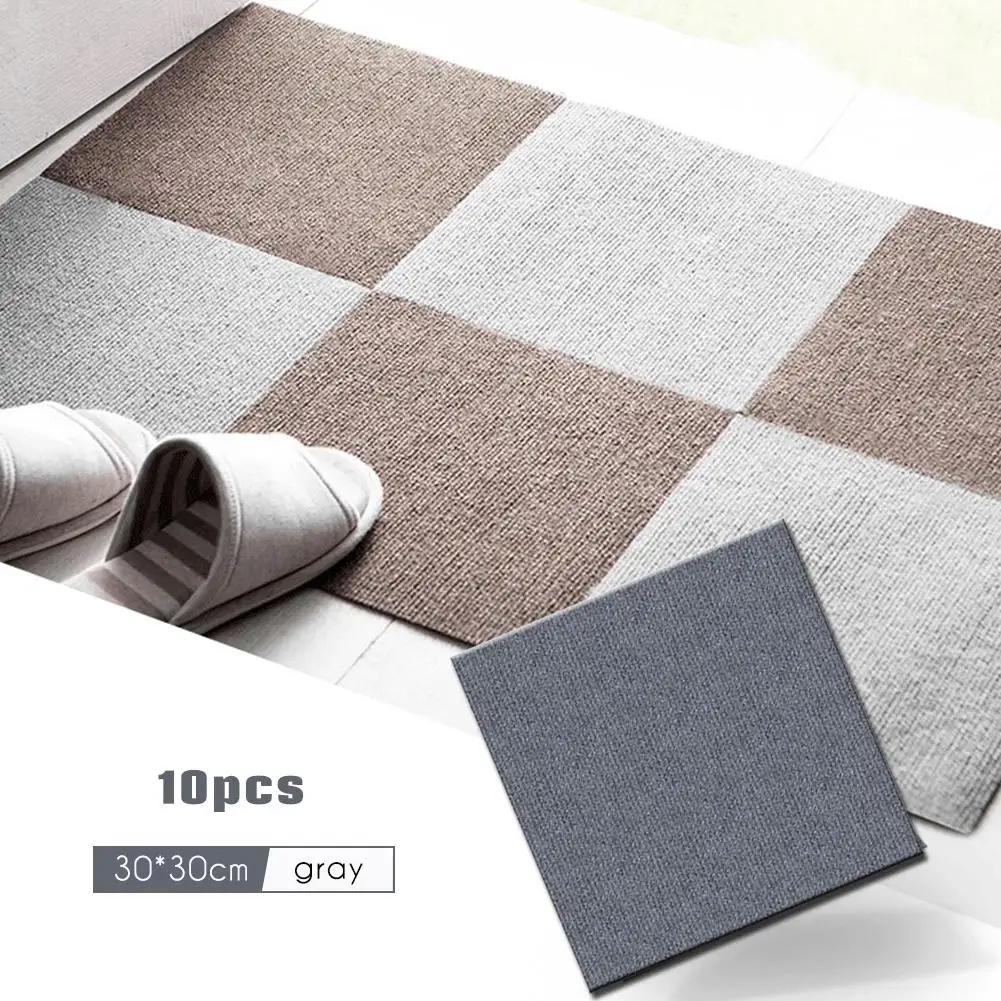 10 шт. серый коврик под дверь нескользящий для пола самоклеющиеся коврики детей