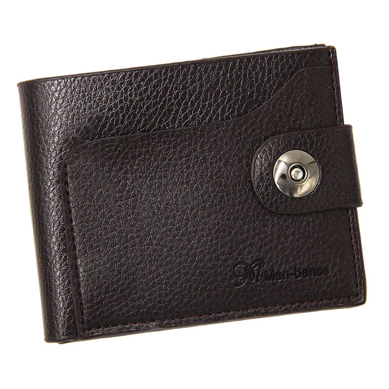 

Новый мужской бумажник модный гладкий мягкий кожаный многофункциональный бумажник с поперечным сечением модный короткий мужской бумажник...