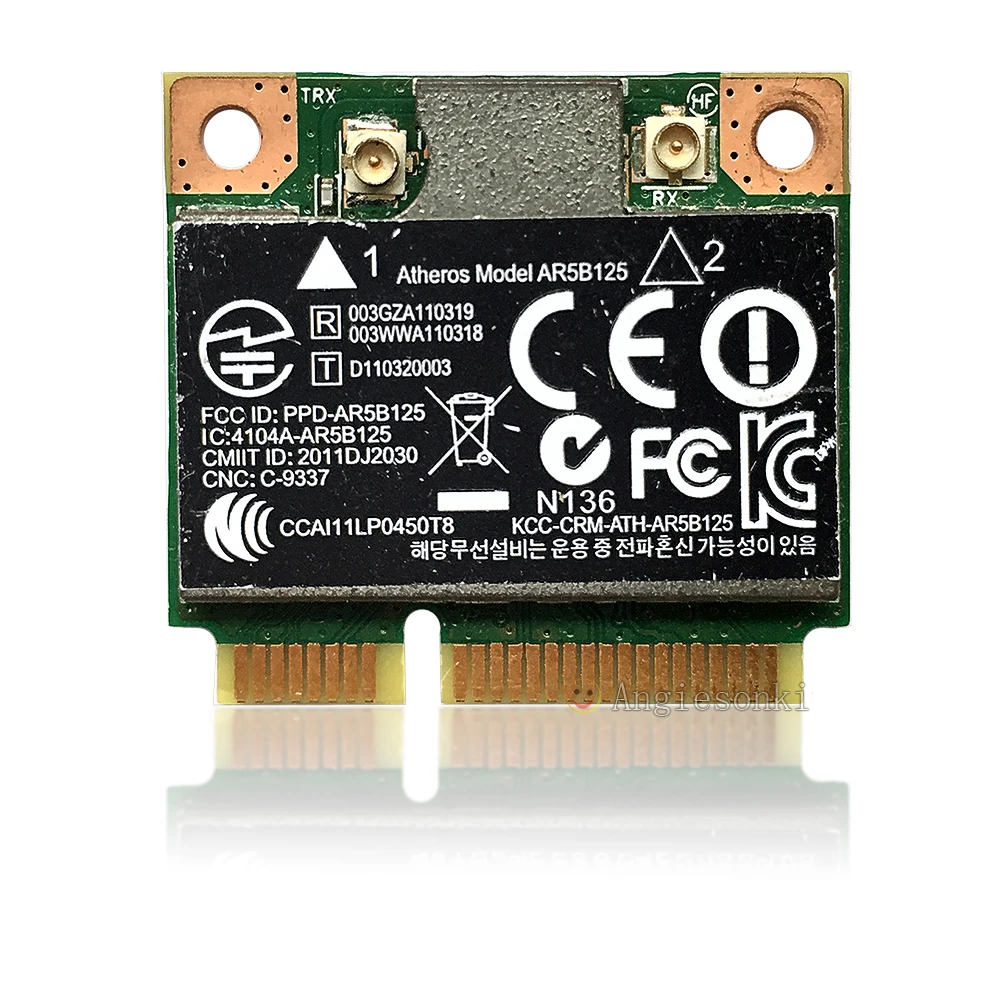 Wi Fi WLAN карта AR9435 / AR5B125 Беспроводная мини PCI E 802 11 n 675794 001 670036 для Atheros Hp 2000 2B 14 15