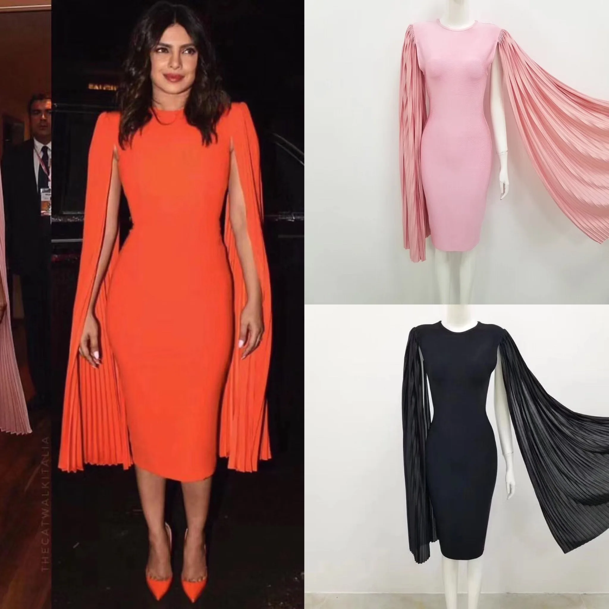 Женское платье-мини с рукавом летучая мышь | Женская одежда