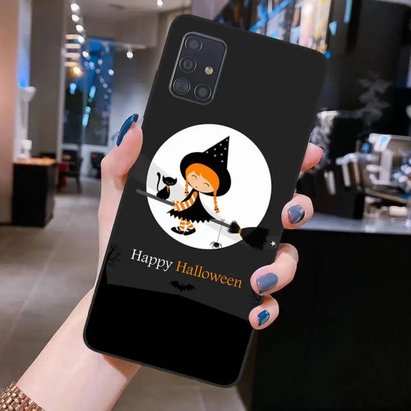 

KPUSAGRT happy Halloween trick or treat Phone Case for Samsung S20 plus Ultra S6 S7 edge S8 S9 plus S10 5G lite 2020