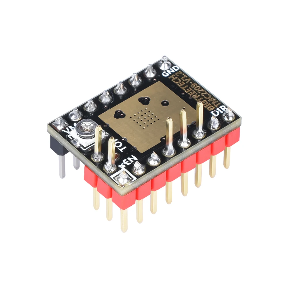 Драйвер BIGTREETECH TMC2209 V1.2 для шагового двигателя TMC2208 UART запчасти 3D-принтера TMC2130 TMC5160