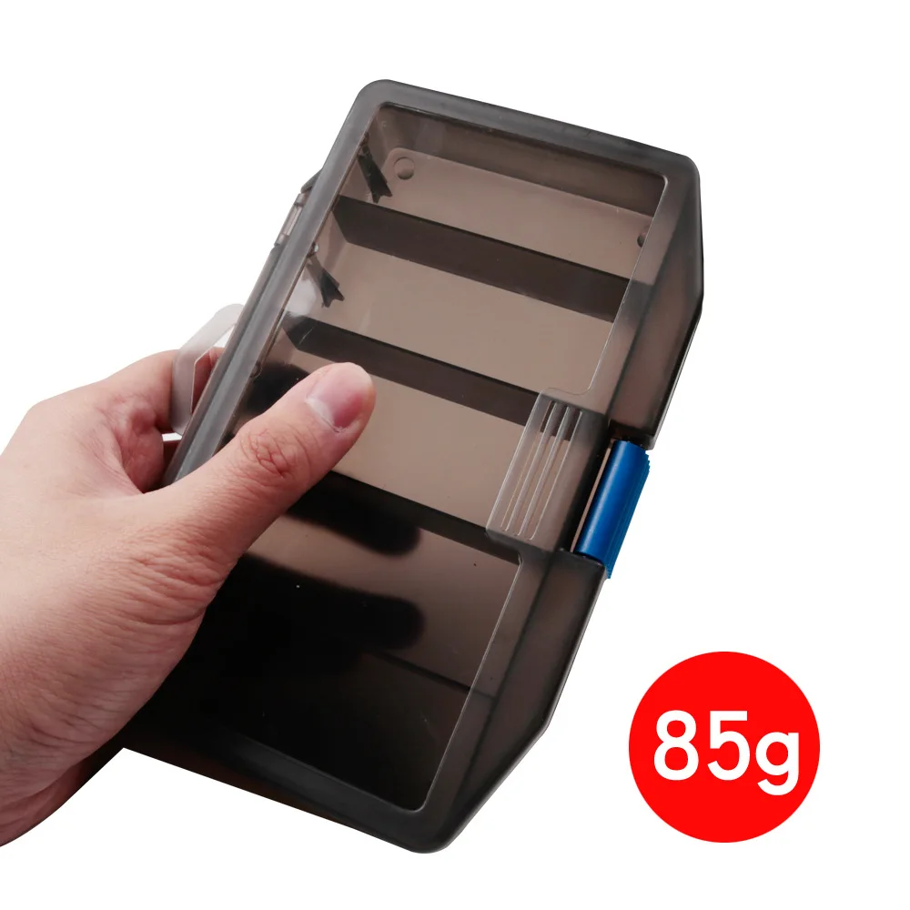 Прозрачная пластиковая коробка для рыболовных приманок карманная портативная