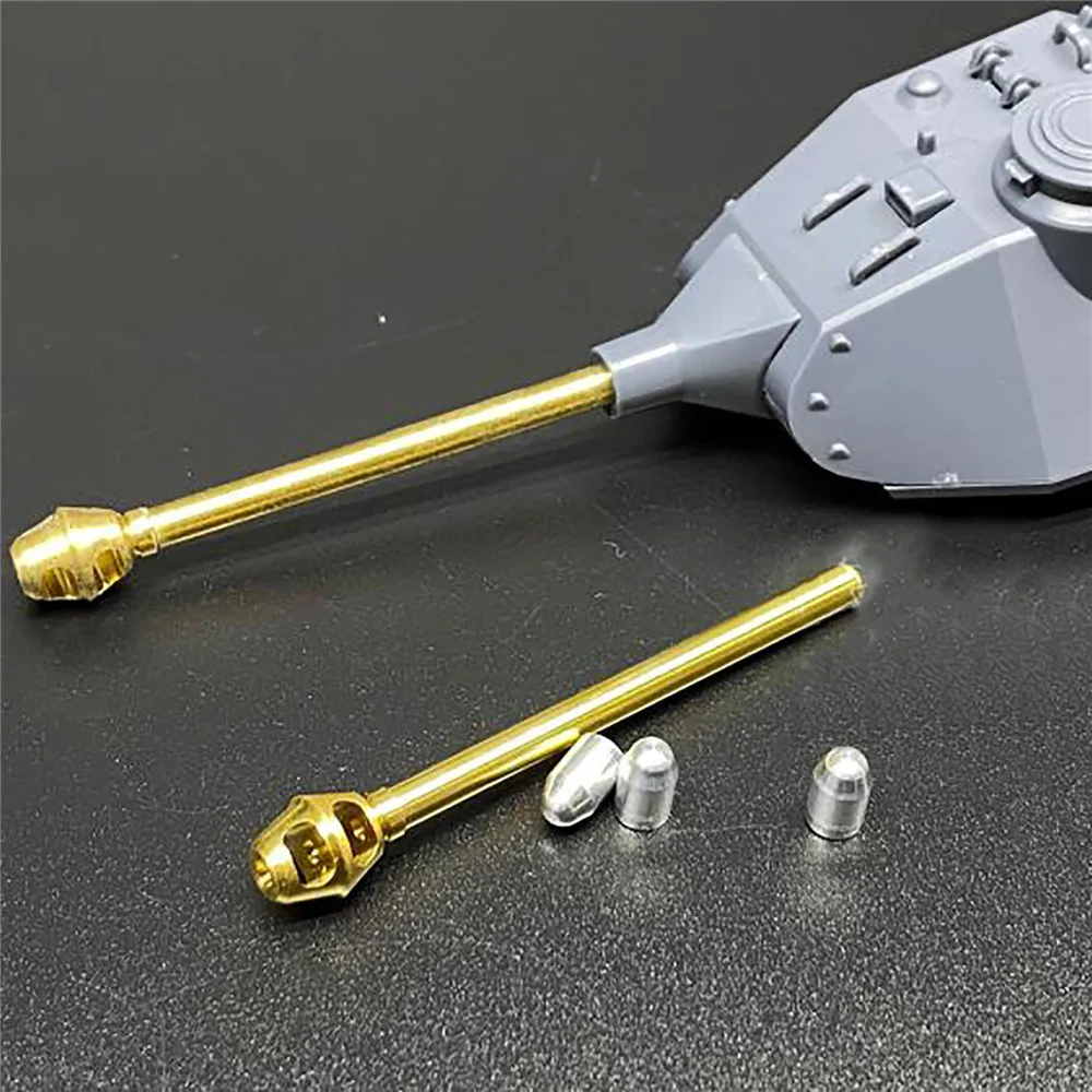 

1pcs Metal Barrel Shell Kits for Q Edition Tiger King Tank Model with Meng WWT-003 Heavy Tank Upgrade Part