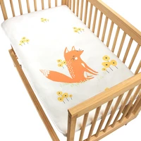 5070 cm waterproof baby bed sheet inafnt nappy changing pad mat washable foldable cartoon newborn bedding mattress