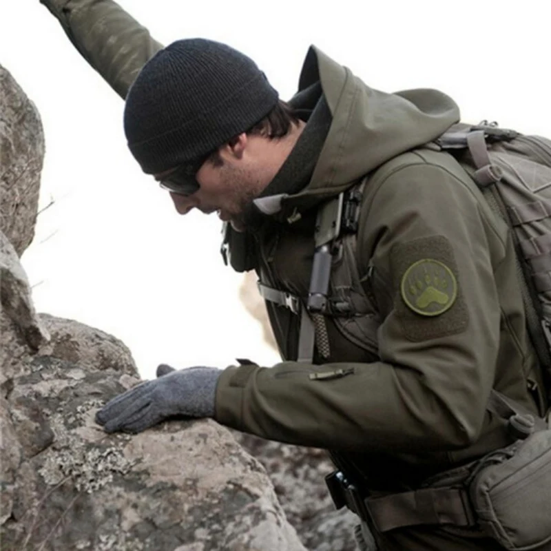 Уличная Водонепроницаемая флисовая куртка Охотничья ветровка лыжное пальто для