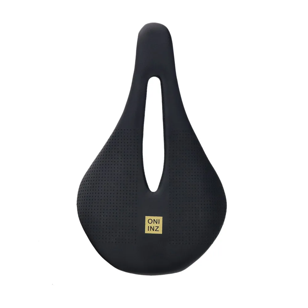 Новое велосипедное седло из углеволокна и кожи черное углеродного волокна для