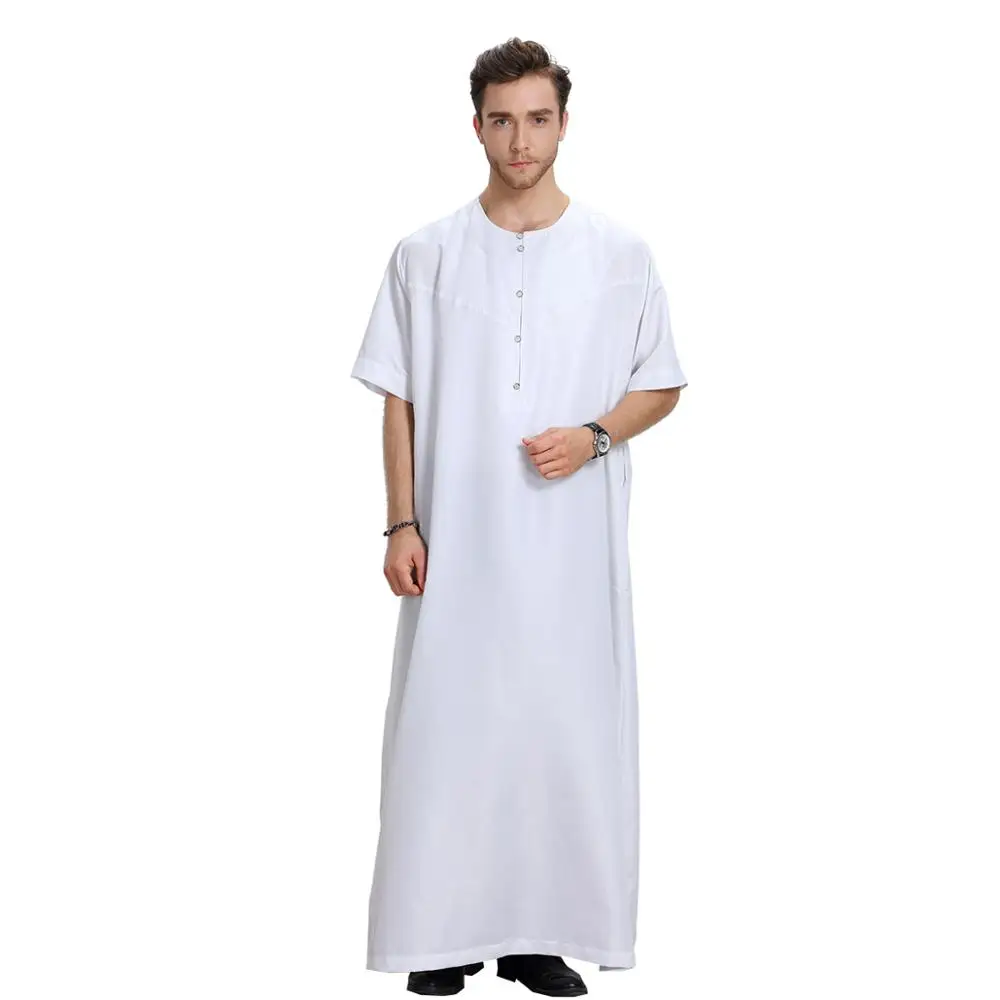 

Мусульманское платье Abaya, летнее, для мужчин, одежда из Саудовской Аравии, курение, кафтан, Оман, мусульманская одежда