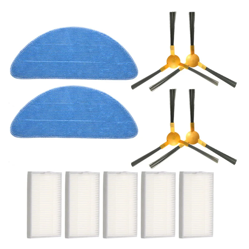 Side Brush Filter Mop Cloth Set For Proscenic 800T Robot Vacuum Cleaner Parts | Дом и сад