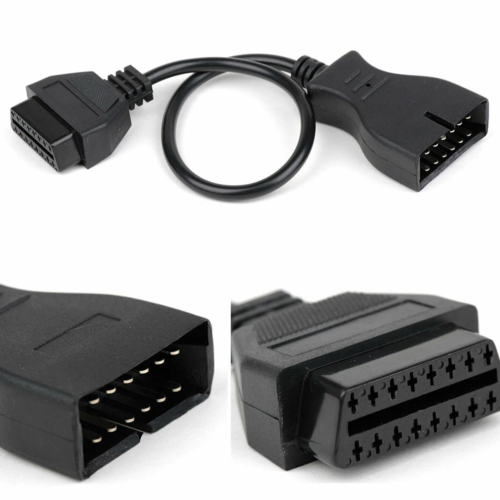 Для GM 12Pin OBD до 16Pin OBD2 конвертер Кабель адаптер Высокое качество адаптер|Кабели