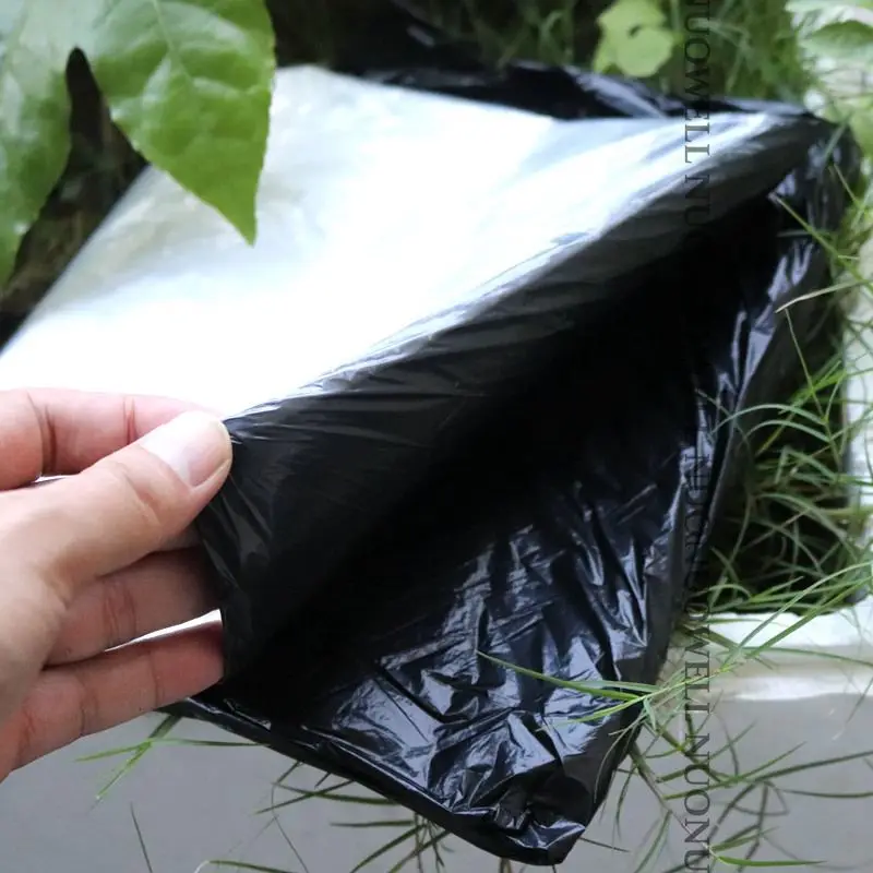 Wholesale 400m²/Roll Black White Agriculture Film Farm Planting Mulching Film Plants Pest Weed Control Plastic Growing Film