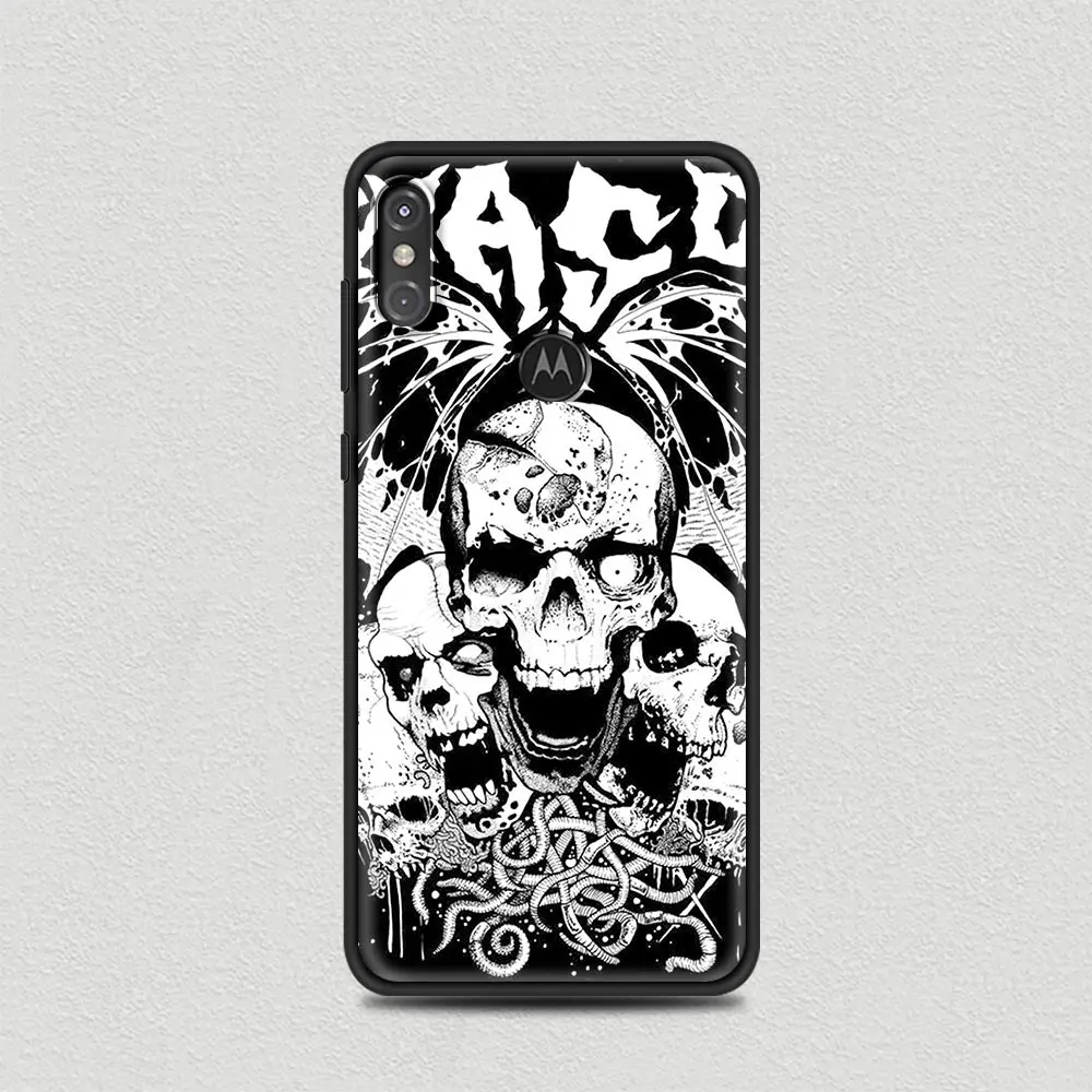 

Silicone Soft Case For Motorola Fusion G8 Power Lite One Hyper G9 G E7 Play Edge Plus E6s Capa Cover Pentagram Demonic Satanic