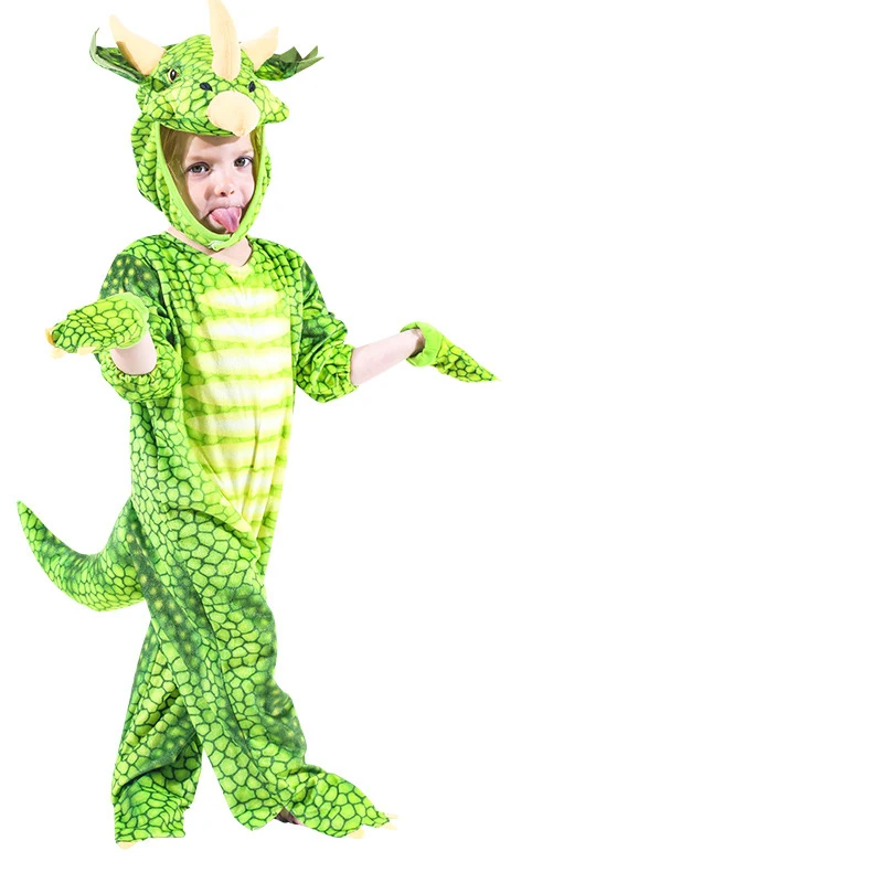 2020 детский маленький костюм для косплея комбинезон динозавра Детский Хэллоуина