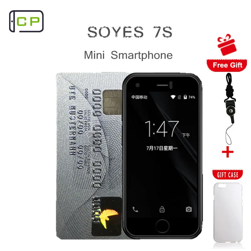 Soyes фотоаппаратов моментальной печати 7S разблокирован мини Android смартфон 2 54
