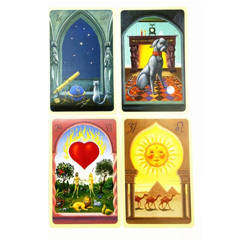 Мистическая карта Lenormand оракул полная английская колода из 36 карт забавная