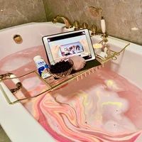 clear float bathtub tray gold extendable bathroom marble bathtub tray accessories caddy plateau marbre bathtub tray bf50bt