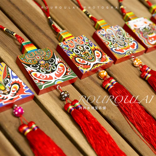 

New year's town house exorcism and peace gods Facebook pendant car decoration home folk social fire Pendant