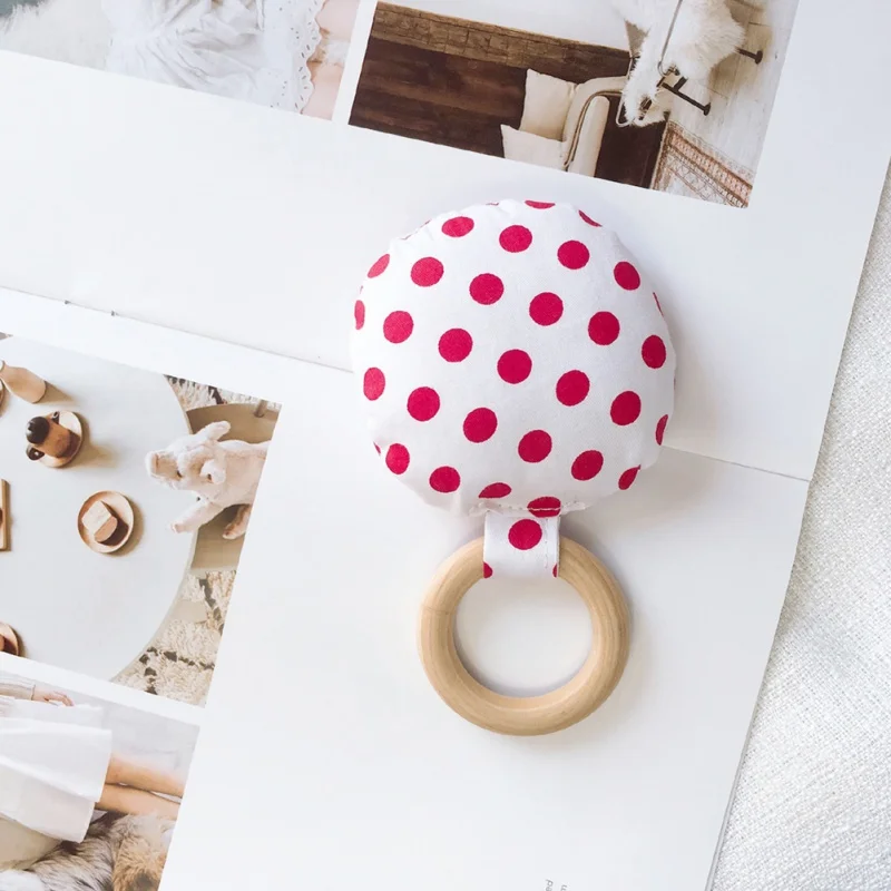 Детский Прорезыватель с деревянным кольцом портативный детский подвесной Тип